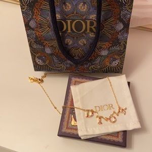 DIOR charm necklace